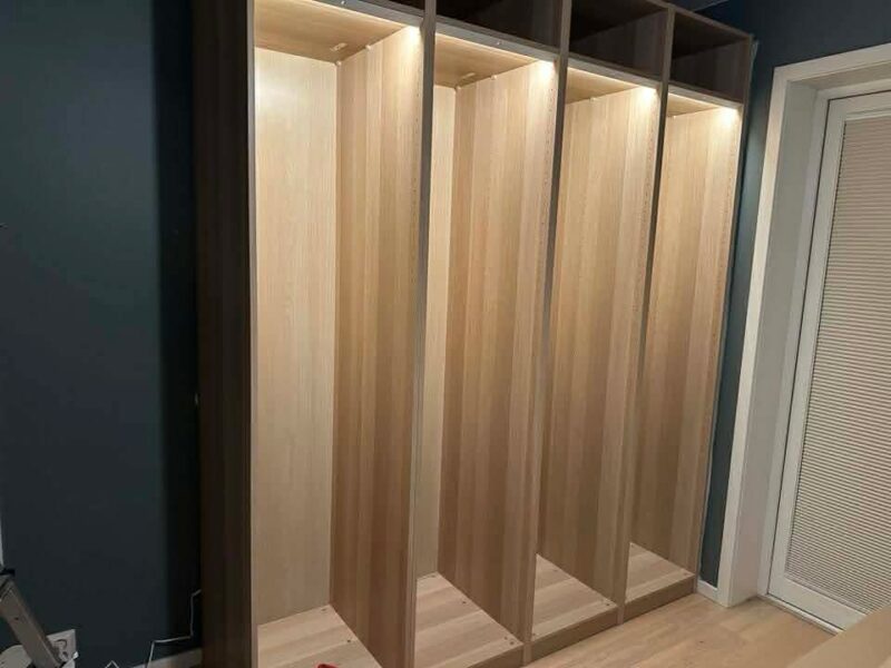 PAX-garderobe på soverom i Oslo